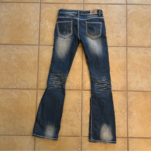 Very Distressed Low Rise Jeans - Picture 2 of 4